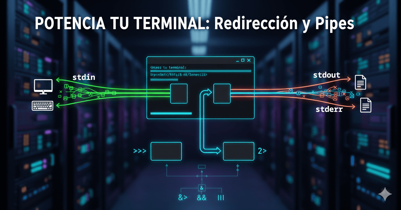 🚀 Potencia tu Terminal: Entradas, Salidas y Redirección en Linux