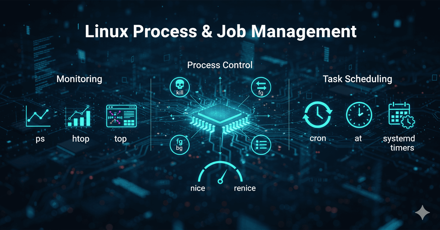 El Arte de la Gestión de Procesos y Trabajos en Linux 🛠️