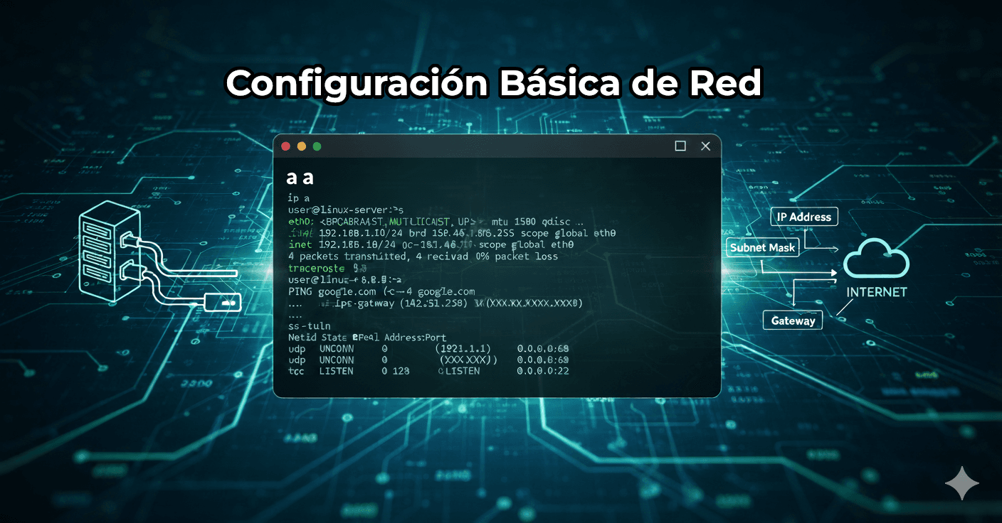 Configuraci贸n B谩sica de Red en Linux: El Coraz贸n de la Conectividad 馃寪