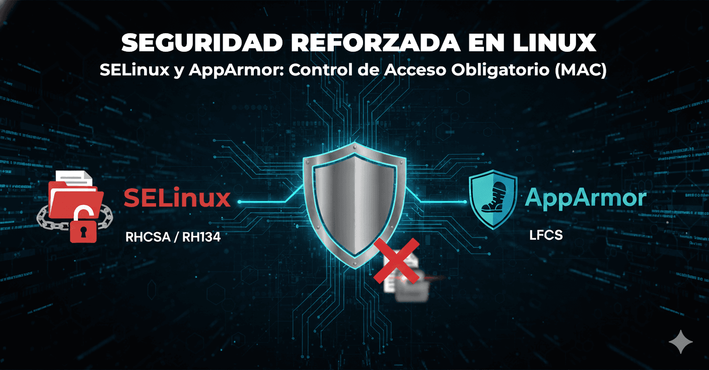 Seguridad Reforzada en Linux: SELinux y AppArmor